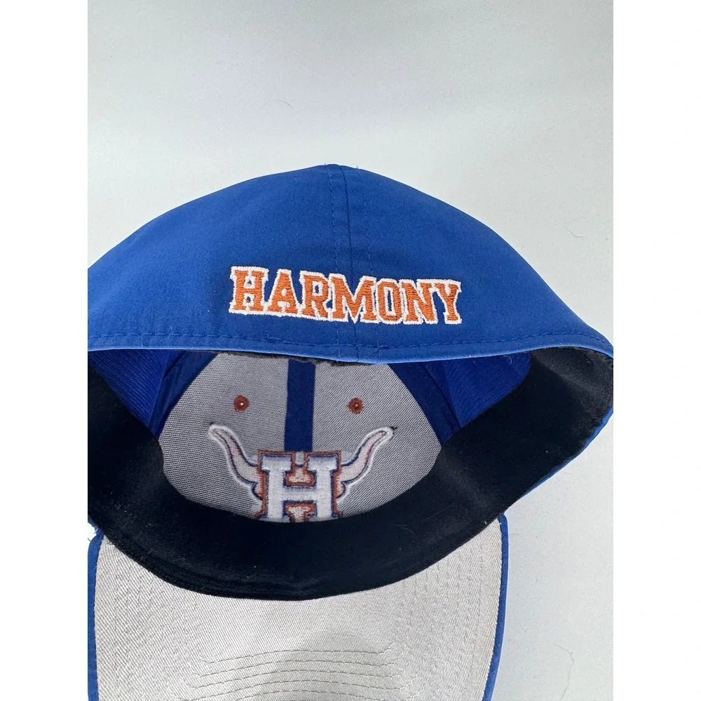 Saint Cloud Florida Harmony Longhorns Hat Mens M Blue Embroidered Baseball Cap